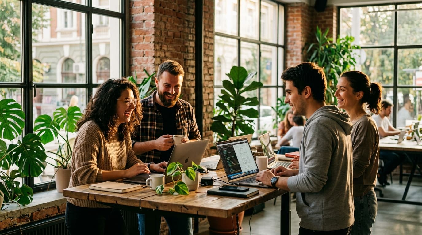 Team working together