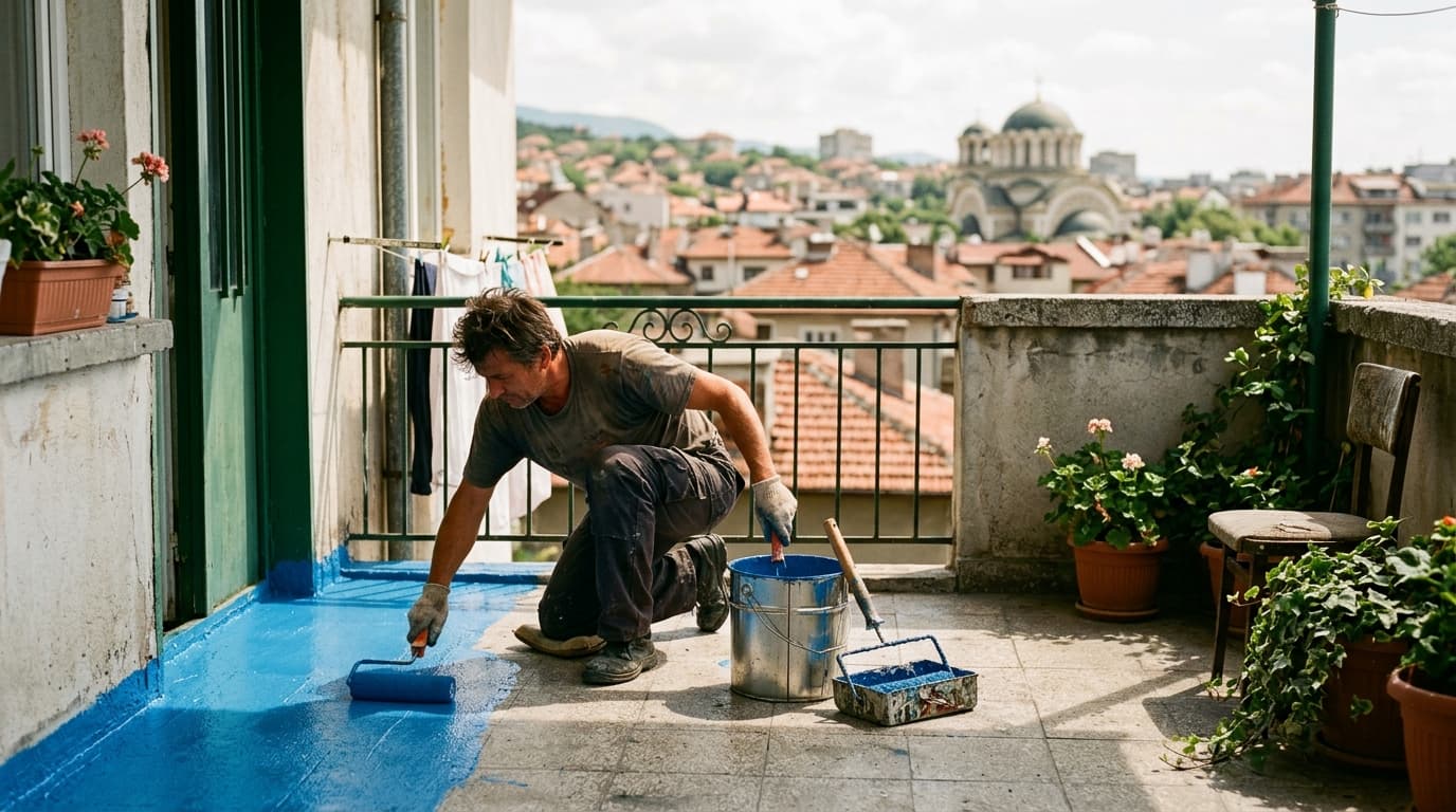 Хидроизолация на тераса — как да изберем материал и изпълнител