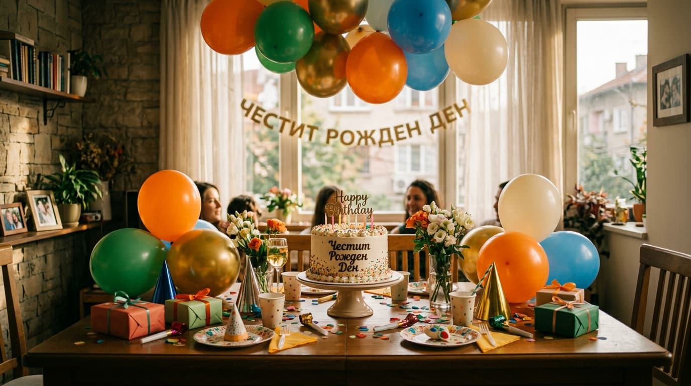 Организация на рожден ден у дома — пълен чеклист